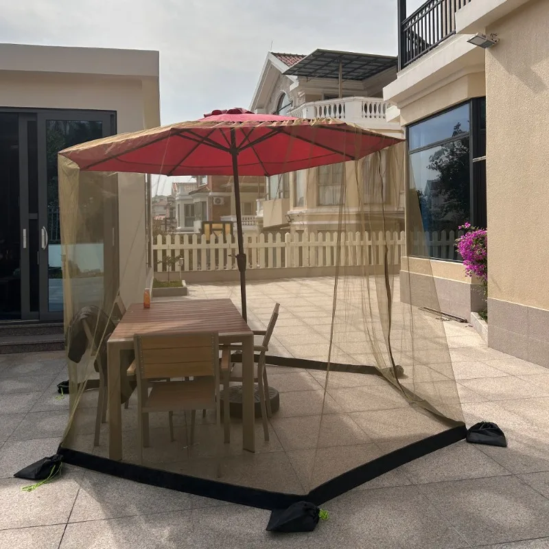 Outdoor parasol mosquito net, gazebo simple mosquito umbrella net mosquito net