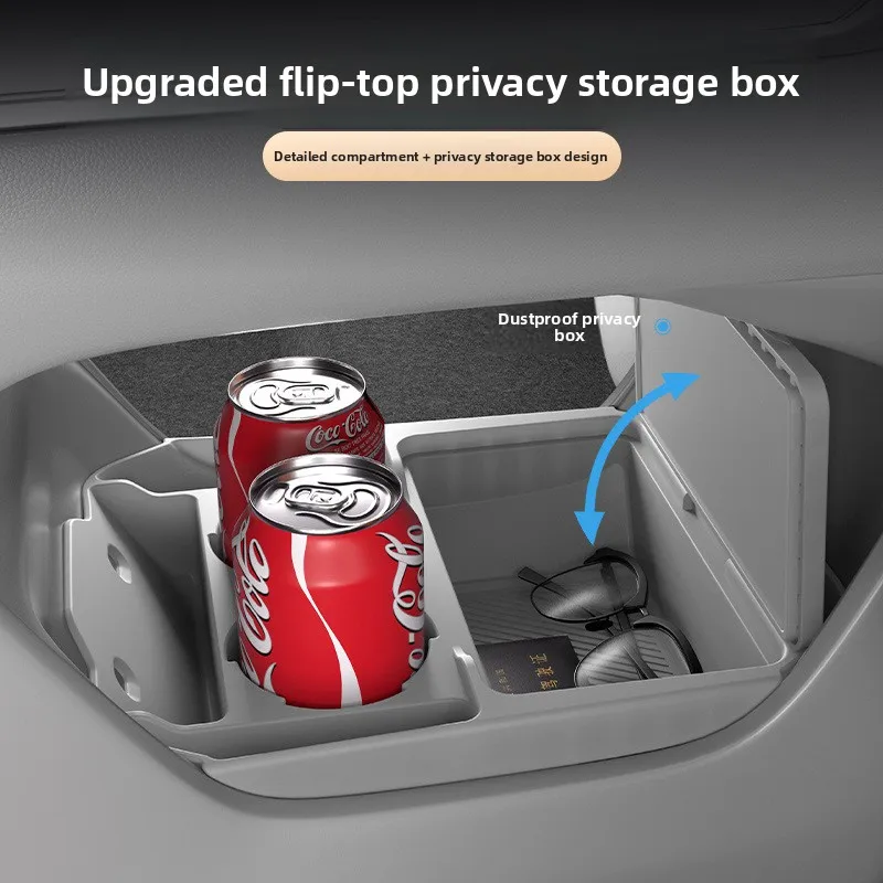 Suitable for Zeekr 7x Central Control Storage Box, Armrest Box, Storage Box, Storage Box, Car Interior Restoration Accessories