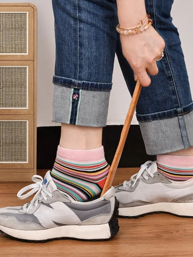 

1 шт. Прочная профессиональная деревянная ложка для обуви, бытовой инструмент для пожилых людей.