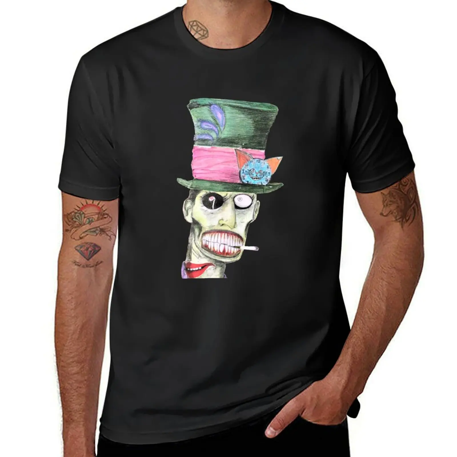 

Worm Hatter Mash T-Shirt sweat oversized graphic t shirt vintage mens graphic t-shirts anime