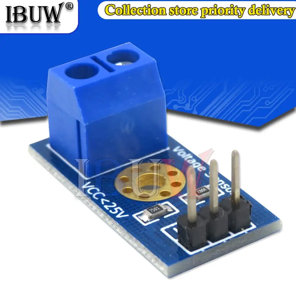 DC 0-25V Standard Spannung Sensor Modul Test Elektronische Ziegel Smart Roboter für Arduino Diy Kit