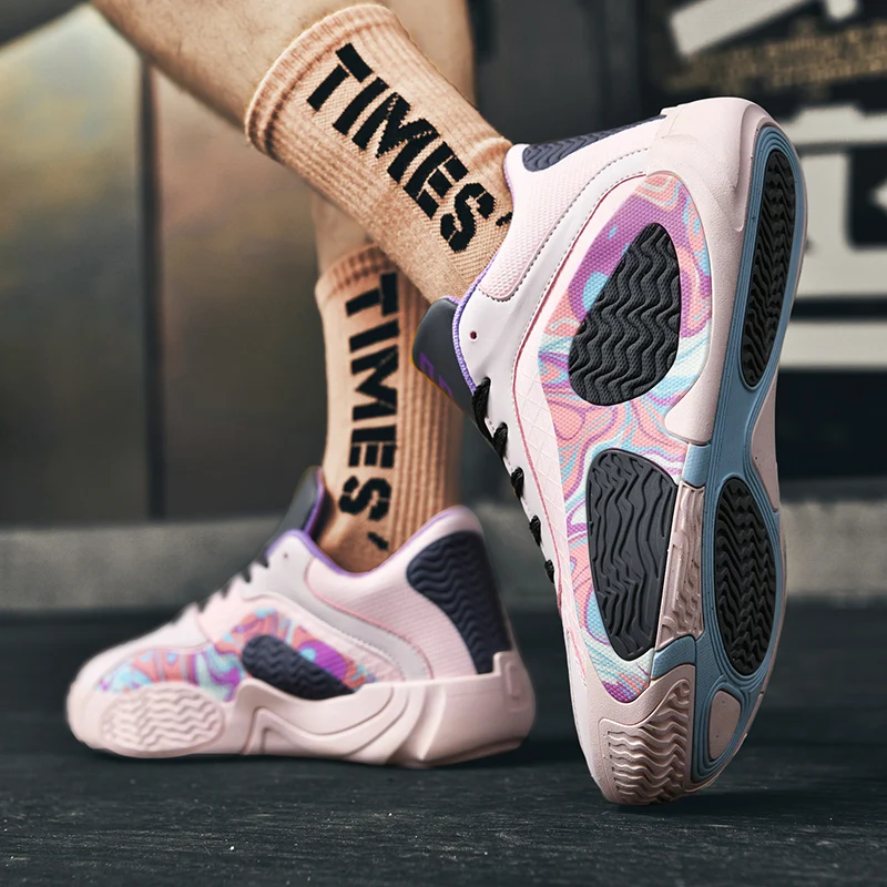 

Basketball Shoes Professional Men Original Sports Shoes High-Quality Training Unisex Street Basketball Boots Cushioned Sneaker