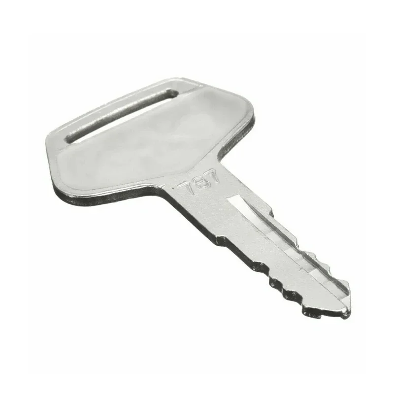 5 Pcs Excavator Key Set 5P8500 Replacement Ignition Keys with Key Rings for PC-7 459A H800 K250 Construction Machinery