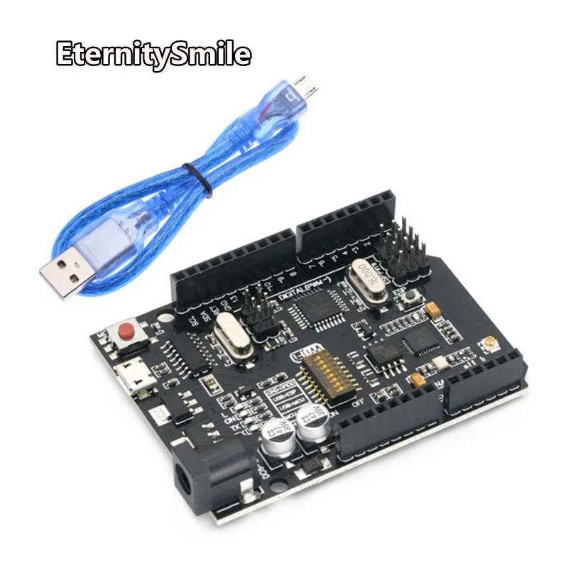 UNO + WiFi R3 ATmega328P + ESP8266 (Memoria de 32Mb), USB-TTL CH340G para Arduino Uno, NodeMCU, WeMos ESP8266, novedad