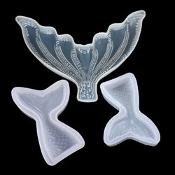 Mermaid Fish Tail Epoxy Mold DIY Resin Craft Making Silicone Mould  Cake Decoration Moldes De Silicona Para Resina Epoxi 2023