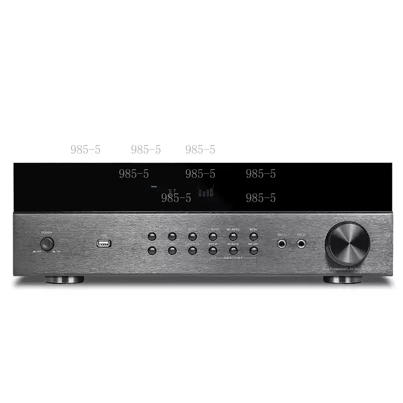 AV-6188HD True Surround Sound Decoder Stale Working 700W 8 Channel Amp Class a Power Amplifier