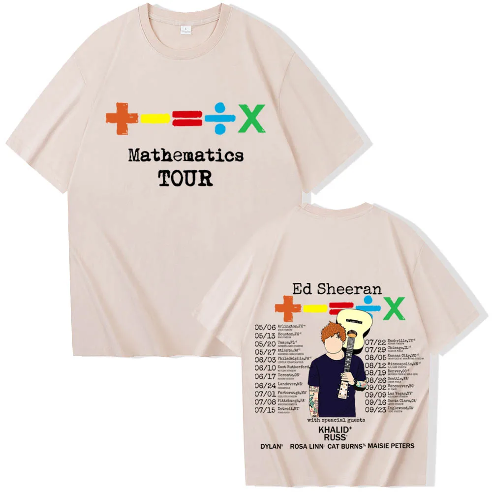 Ed Sheeran Mathematics Tour 2024 T-Shirts Ed Sheeran Merch Shirts