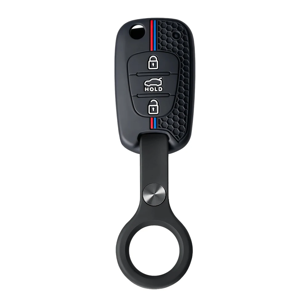 For KIA RIO Soul Optima Ceed K2 K3 K5 Pride For Hyundai Elantra Accent i20 i30 ix35 Car Flip Key Case Cover Shell Fob Keychain - view 3