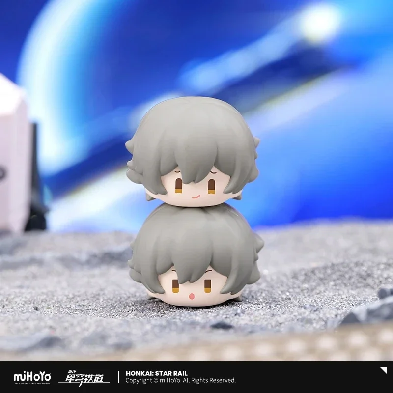 [genuine]game Honkai Star Rail Q.ver Danheng Cosplat Train Base Figures Anime Character Silver Wolf 3d Diy Decorating Kids Gifts