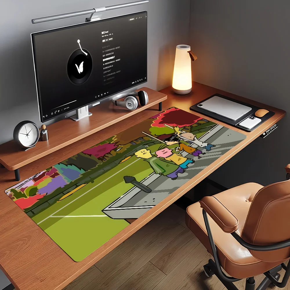 Cartoon Ed E-Edd N E-Eddy Mouse Pad Non-slip Rubber Computer Mat Gamer Balance Decoracion Deskmat Laptop Office Large