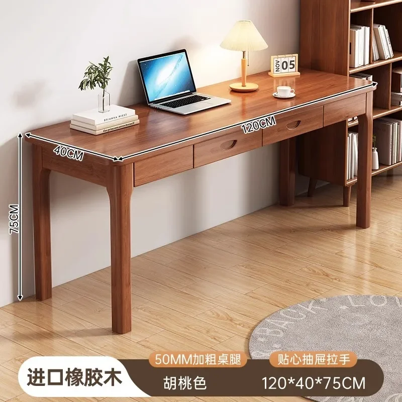 Office Desk Modern Sturdy Solid Wood for Home Office for Study Room Sturdy Construction, Computer Desk