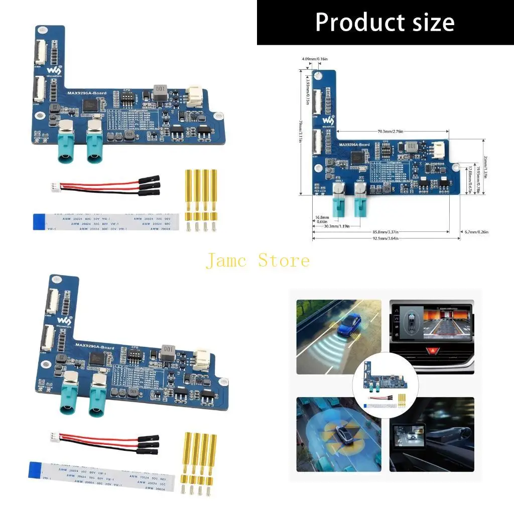 LX0B 2 Way GMSL Camera Expansion Board Optimized For High Bandwidth Video Processing