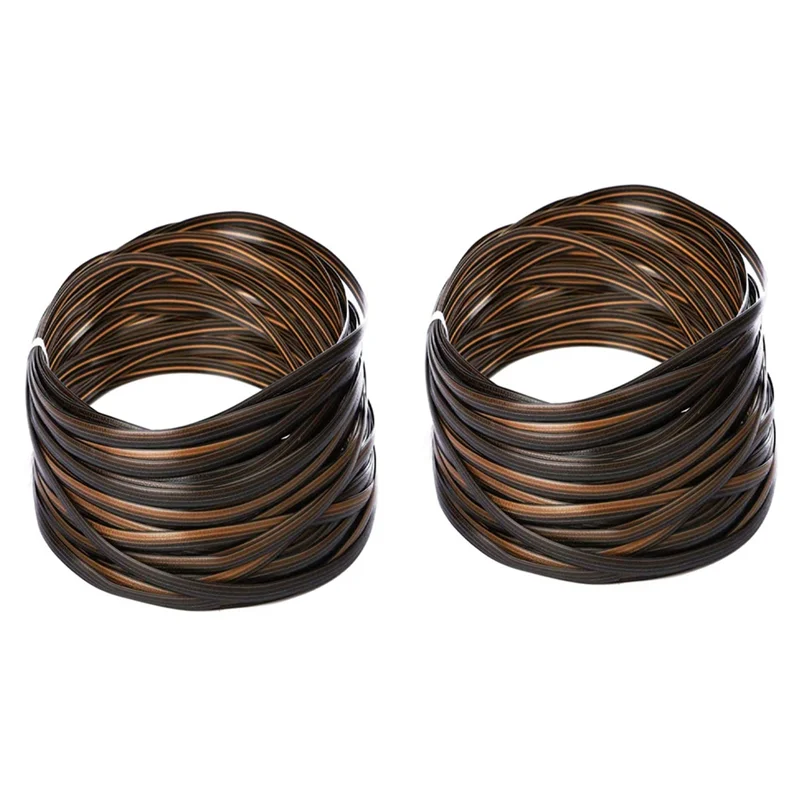 A04I Coffee Gradient Flat Synthetic Rattan Repair Material Rattan Wicker Repair Kit for Knit and Chair Table Furniture Repair