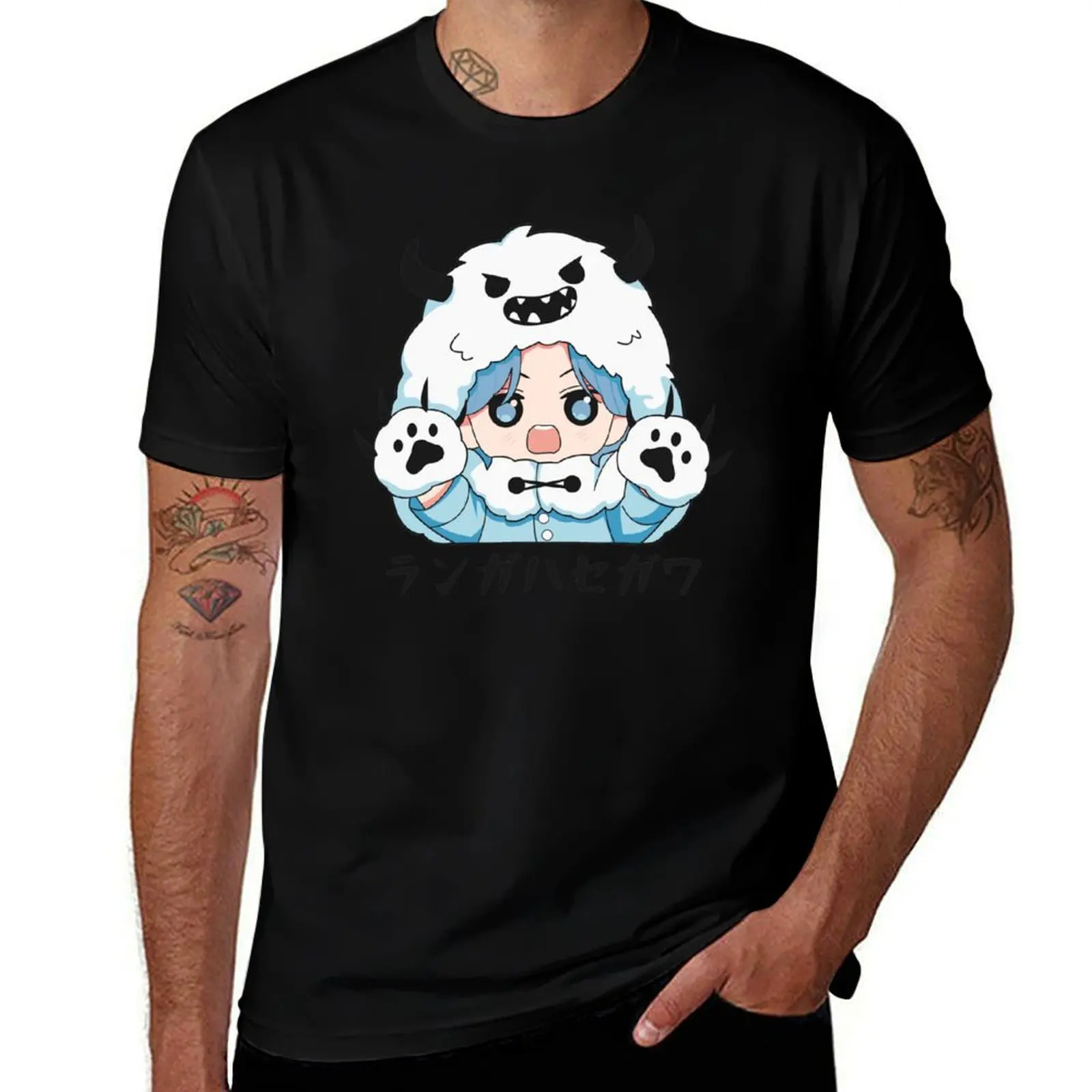 

Langa Hasegawa Chibi - Sk8 T-Shirt men t shirt cotton 100% man t shirts high quality luxury brand T-Shirt