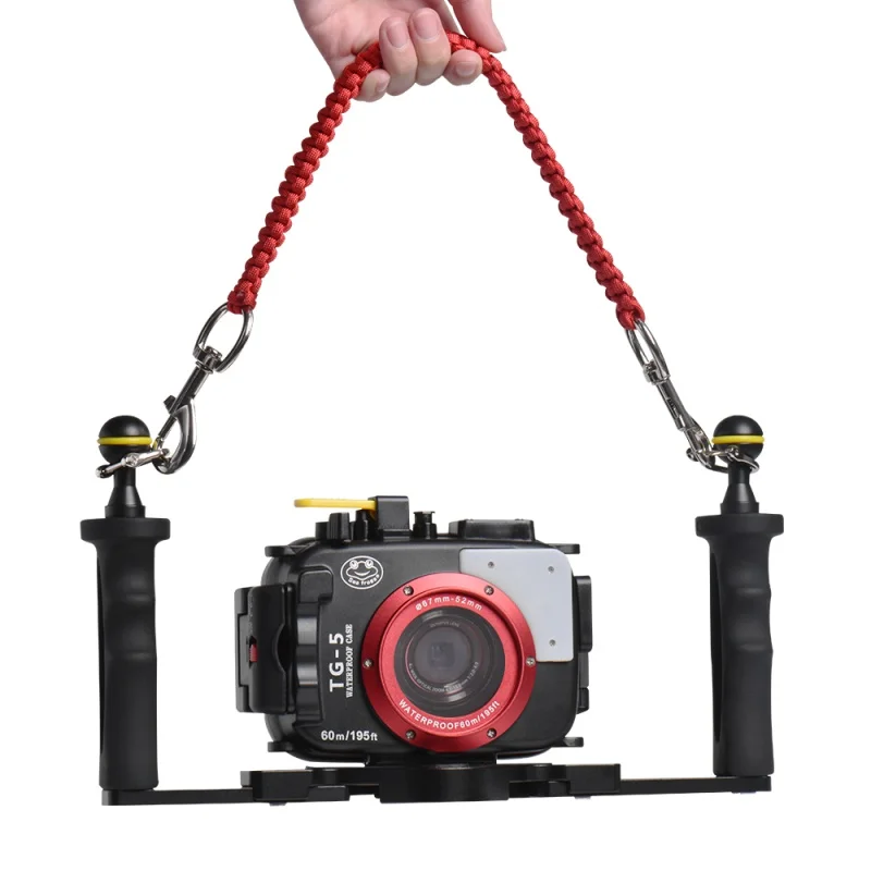 

Diving camera waterproof case handle rope bracket handle rope diving Miss rope