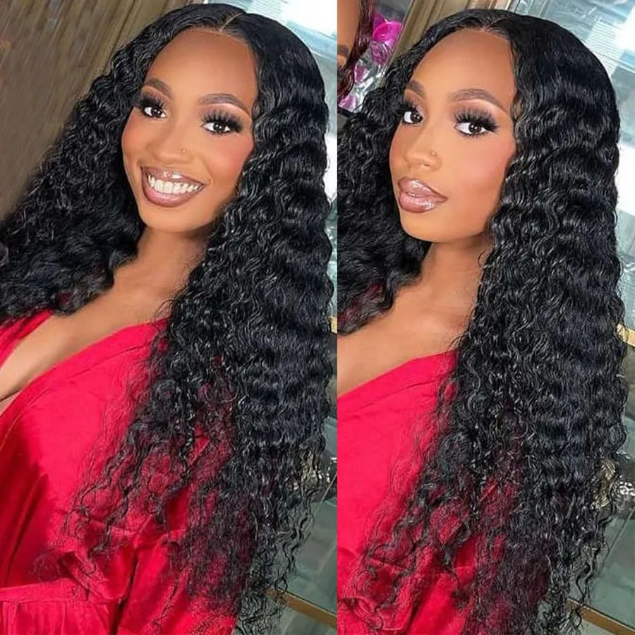 

HD Lace Wigs For Women 13x4 Human Hair Lace Front Wig PrePlucked Bleached Knots Remy 13x6 HD Transparent Lace Front Wig