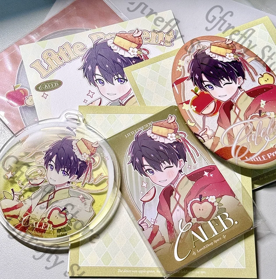 

Love and Deepspace Elliptical Double Flash Badge Acrylic Double-sided Pendant Art Card Postcard Ornaments Cosplay Transcard