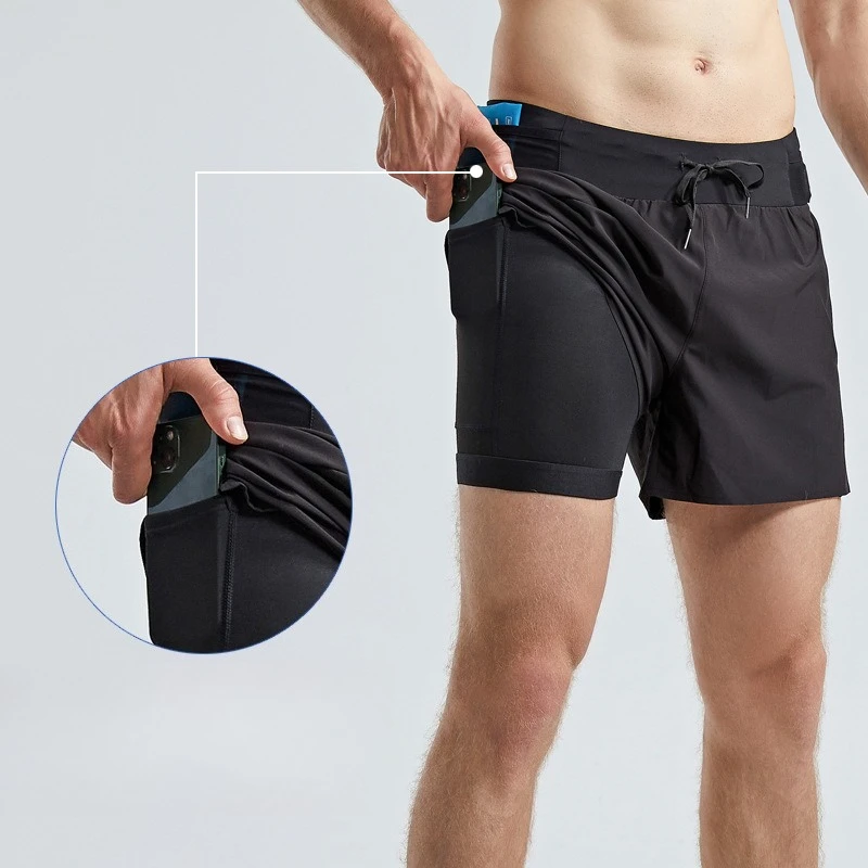Mens Shorts Gym Clothing Man Marathon Sports Shorts Crossfit Thin Fitness Training Workout Pants Quick-drying Running Shorts