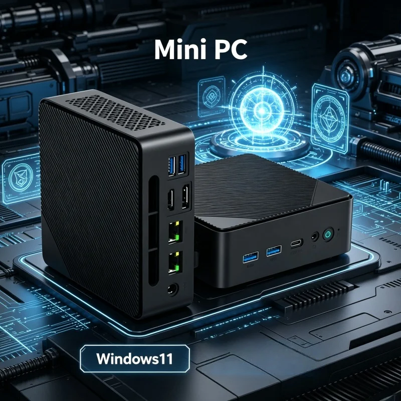 AMD Ryzen 5 3500U Hot LENO Mini Computer 32GB Large DDR4 2TB M.2 SSD Dual 4K HDMI DP Windows11 Office PC