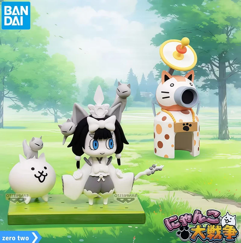 

В наличии Подлинная фигурка BANDAI NAMCO BANPRESTO Nyanko War Nyanko Army Sortie Super Extreme Cat Festival vol.2 Модель куклы в подарок