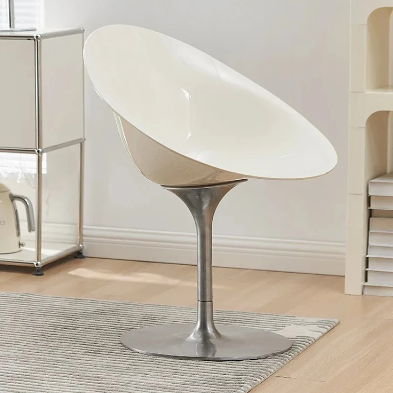 Acrylic Chair Creative Leisure Rotating Nordic Coffee Shop Transparent Dining Chair Discuss Furniture
