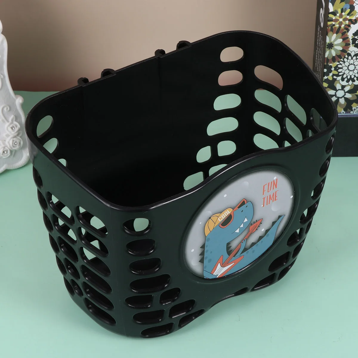 

Thickened Bike For Scooter Children Front Storage Durable Environment Friendly Plastic Easy Install Adorable Pattern Scooter
