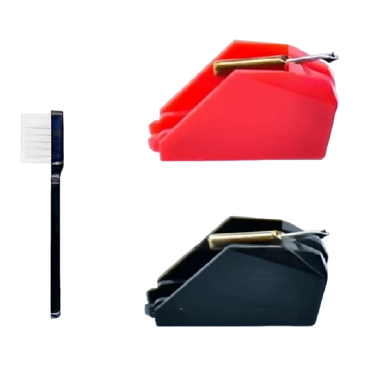 2Pcs Turntable Needle with Cleaning Brush for P30 EPS30CS EPS24CS EPS25cs SLBD2 SLDD2 Phonograph Record Needle