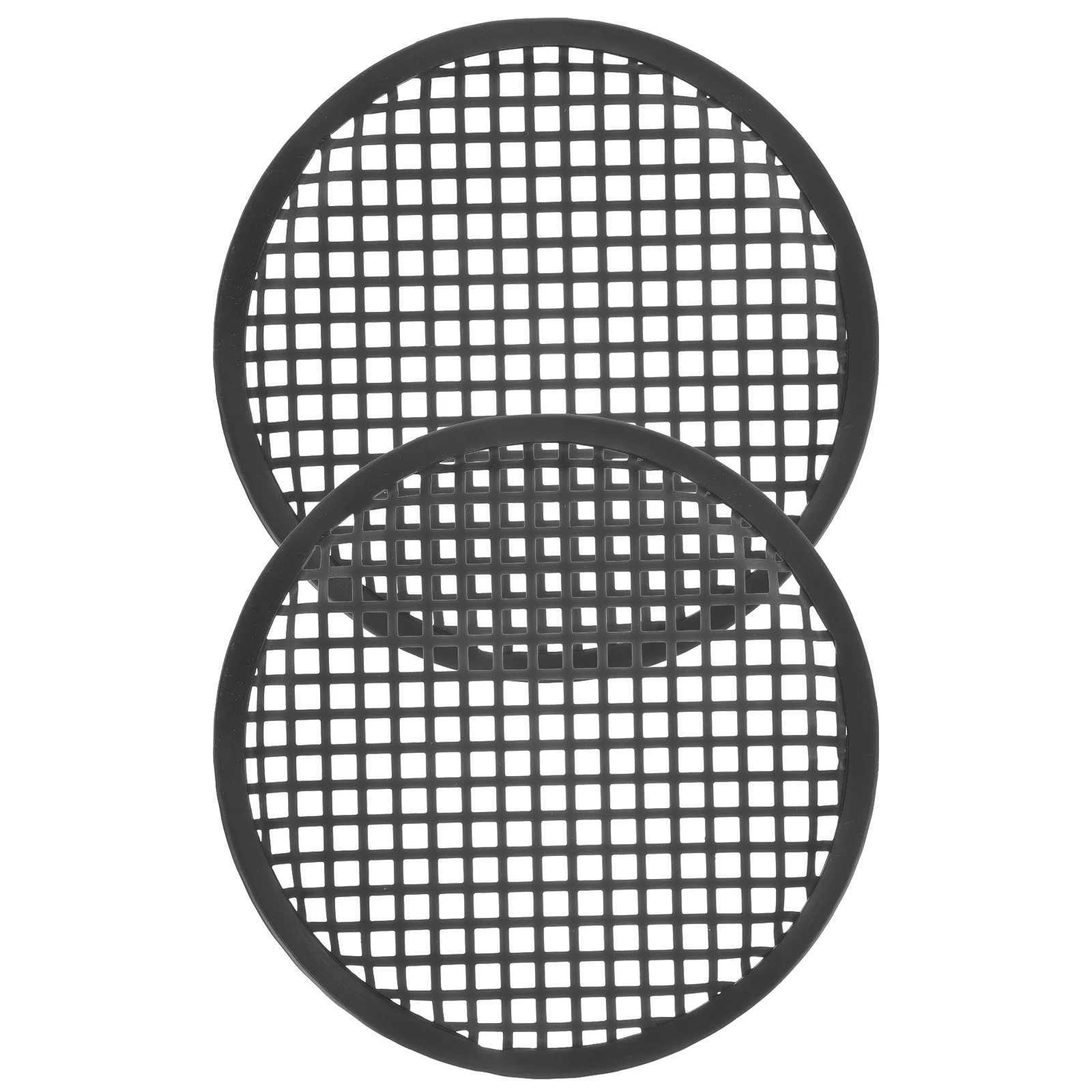 

2 Pcs Car Subwoofer Mesh Cover Speaker Nets Replacement Audio Decorative Anti Collision Nets For Home Car Stereo