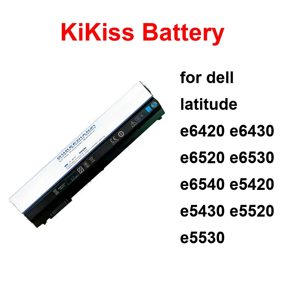 

Battery M5Y0X 9 Cell T54FJ 6 8858X For Dell Latitude E6420 E6430 E6520 E6530 E6540 E5420 E5430 E5520 E5530