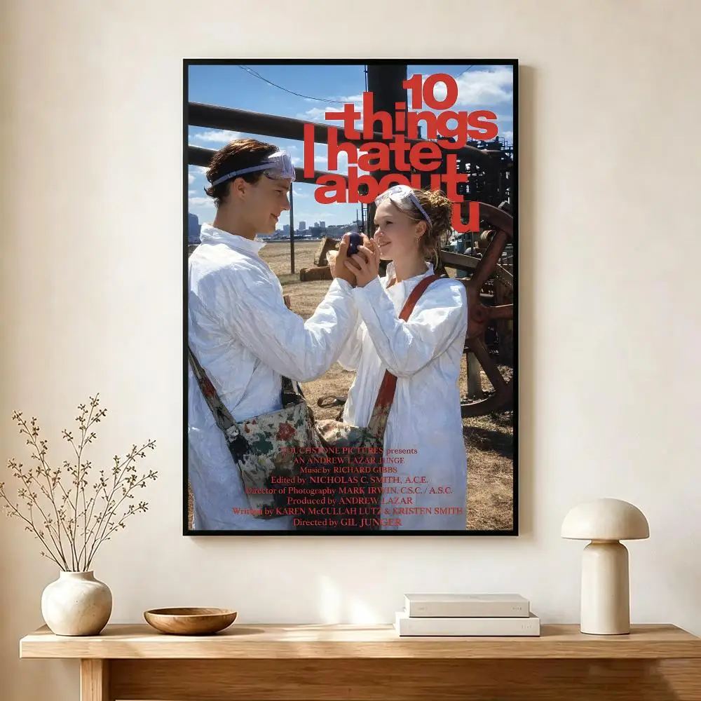 Classic Film T-Ten Things I Hate About You Poster Wall Art Print Decorative Mural Home Decor Gift Unframed