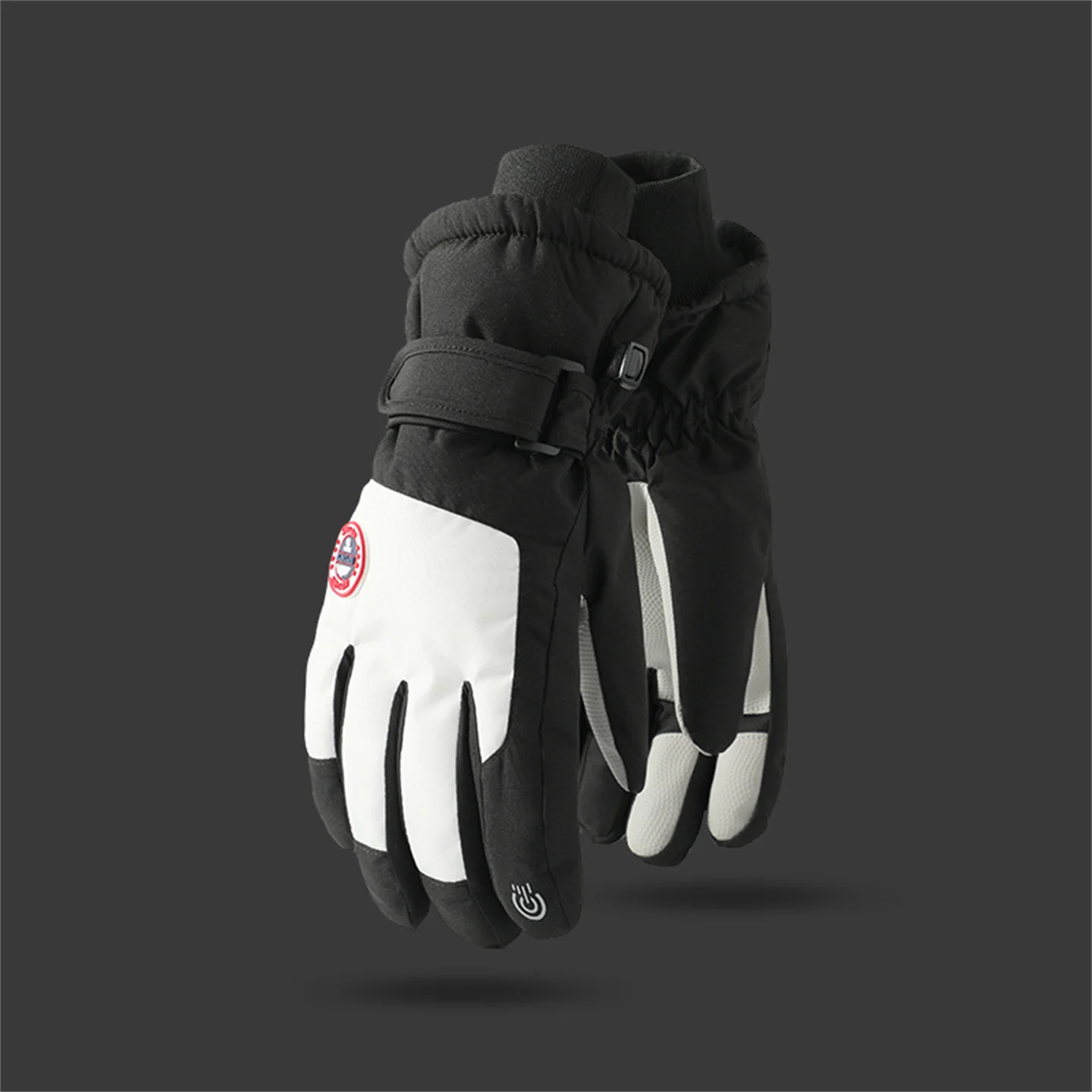 Ski Gloves For Men And Women Couples Autumn And Winter Plus Velvet Warm Cotton Windproof Waterproof Play Snow Cycling