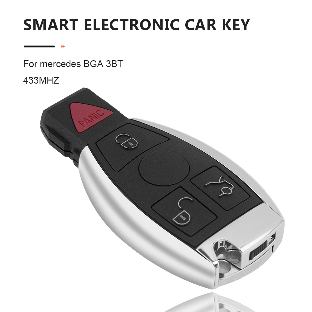 dahai Klucz samochodowy zdalnego sterowania do Mercedes Benz w164 W203 W204 W205 W210 W211 W212 W221 A B C E S Class BGA &NEC 315/433Mhz Card