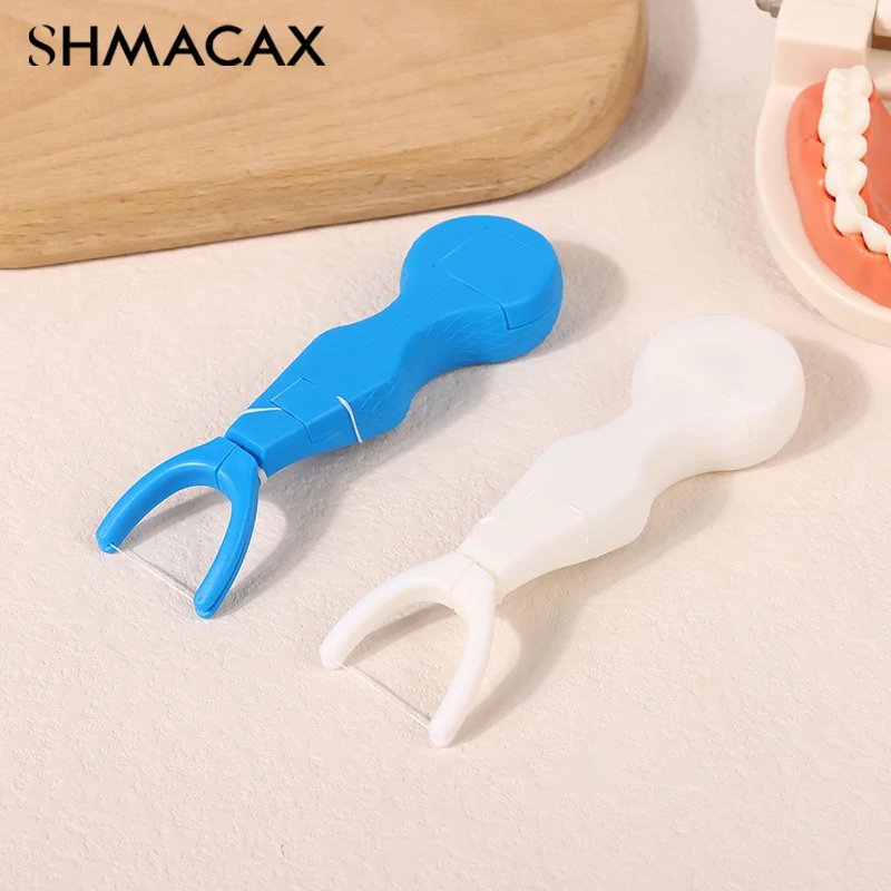 1 Pcs Dental Floss Holder Aid Oral Picks Rack Teeth Care Interdental Cleaning Breath Fresh Tool