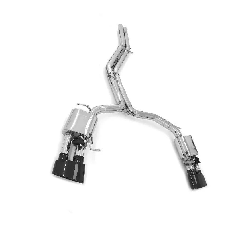 

Выхлопная система Catback для RS6 RS7 V8 4.0T 2019-2025: Гоночная выхлопная труба из нержавеющей стали с клапаном и глушителем