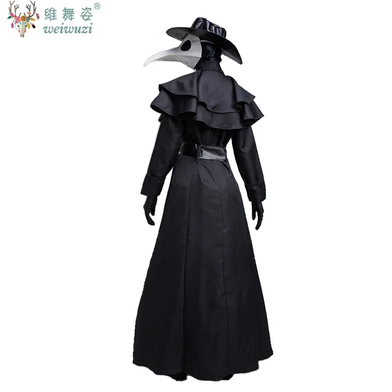 Carnival Halloween Costume Couples Plague Doctor Costume Middle Ages War Nurse Bird Beak Playsuit Cosplay Costume Fancy Dress