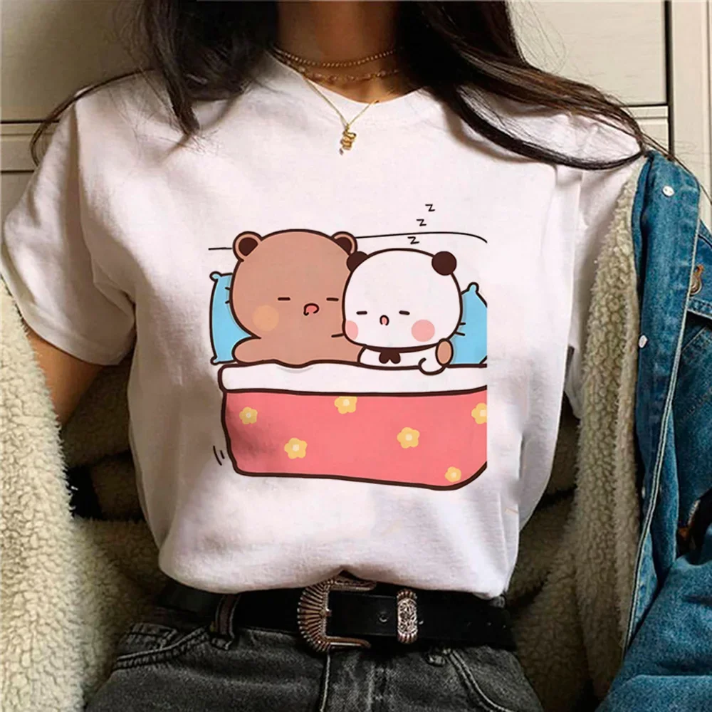 Bubu Dudu camiseta mujer diseñador cómico anime top girl gráfico ropa divertida