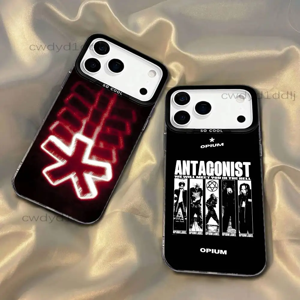 

O-OPIUM Playboi Carti For iPhone 17,16,15,14,13,12,X,8,Pro,Max,Plus,SE4,Air,Mini Black IMD Matte Case
