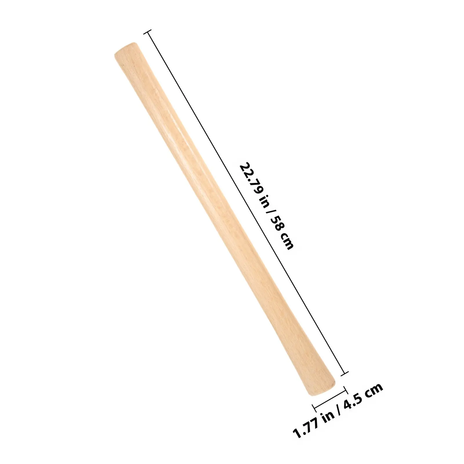 Sturdy Wooden Hoe Handle Replacement Comfortable Grip No Burrs Proper Length Fits Most Hoes Garden Farm Tool Carpenter