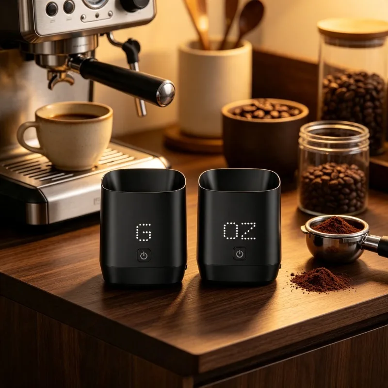 Smart Coffee Weighing Cup Electronic Scale Precise Dosing Rechargeable Portable Espresso Coffee Measuring Cup view 4