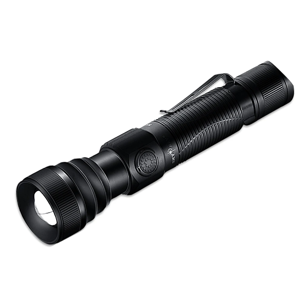 SKYRAY SK31 Rechargeable Flashlight LED 1500lm Powerful Tactical Torch 465M Long-Range With Spotlight for Camping Searching