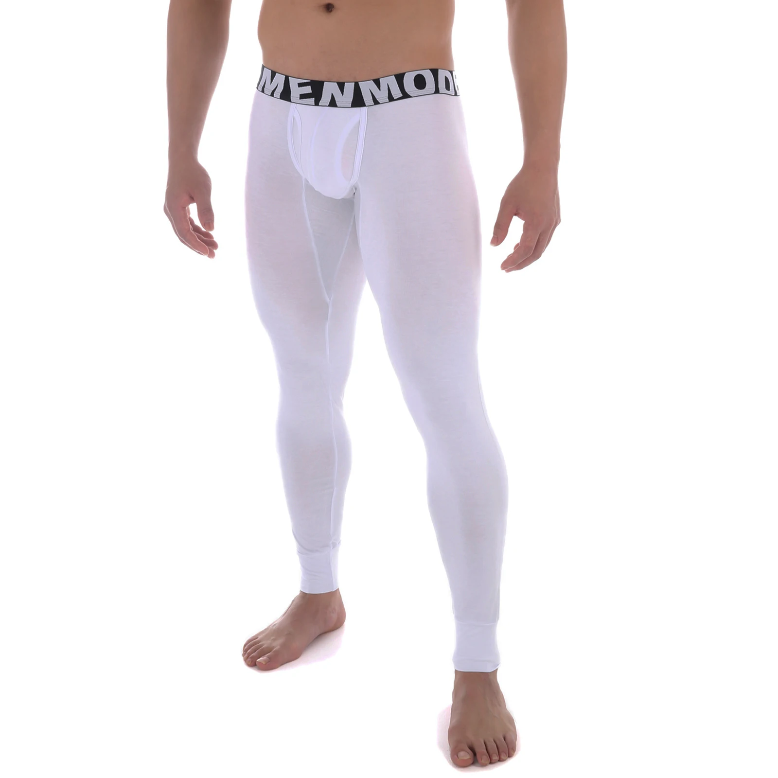 Pantalones de compresión sexis para hombre, mallas ajustadas para correr, entrenamiento deportivo, Fitness, ajuste Modal, pantalones de entrenamiento elásticos