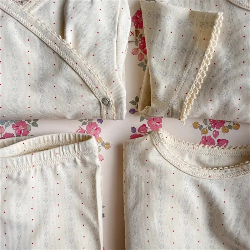 아기 기어다니는 옷 사계절 남녀 아기 포대기 옷 귀여운 프린트 우주복 롬퍼