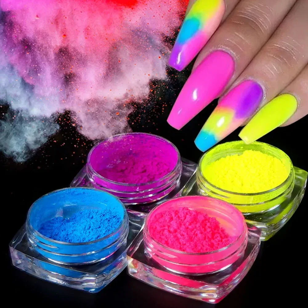 Pigments structurels ents pour ongles, poudre à ongles, couleur arc-en-ciel, nickel é, paillettes, Kendny, chrome, poussière, été, mode, bricolage, décoration, 12 documents