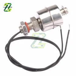 Stainless Steel Float Sensor Switch Liquid Water Level Sensor Controller Automatic Water Pump Controller 45mm 220V