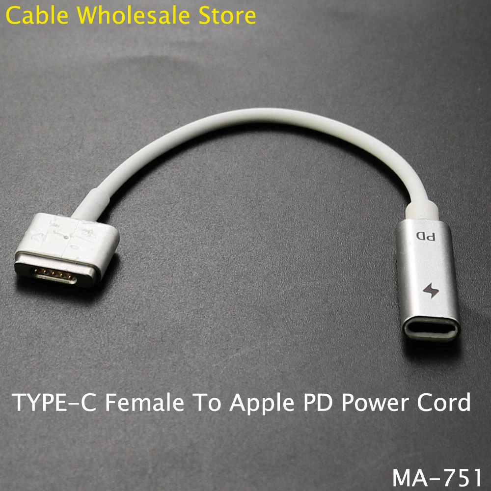 TYPE-C Female To Apple PD Power Cord Charger Converter For Microsoft Surface Apple Second-Generation T-Connector Adapter Cable