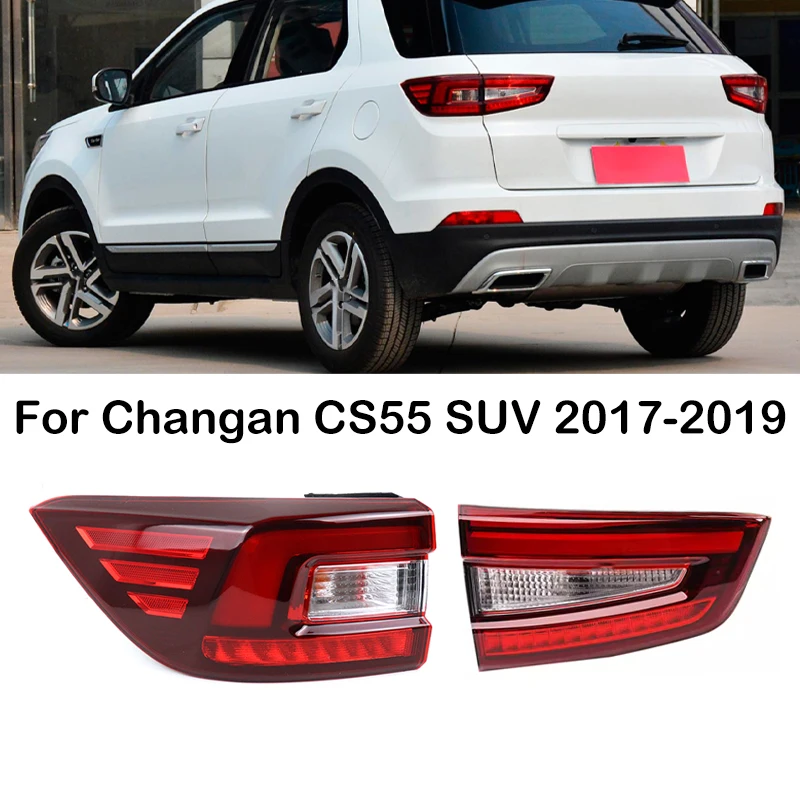 

For Changan CS55 SUV 2017 2018 2019 Car Rear Bumper Tail Light Assembly Tail Lamp Stop Brake Light Taillights Turn Signal Light