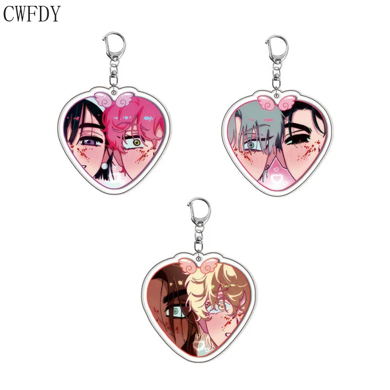 LLavero de baile alienígena de Anime a la moda para mujer y hombre, accesorios para bolso, Luka HYUNA SUA MIZI, joyería, regalo de cumpleaños