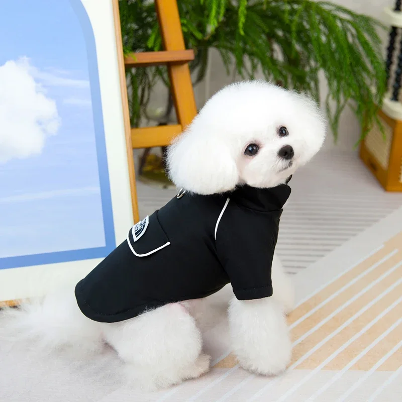 Dog Wintet Coat Warm Fleece Cotton Clothes Waterptoof Jacket Coat  Winter Outfits Puppy Apparel Yorkies Clothing