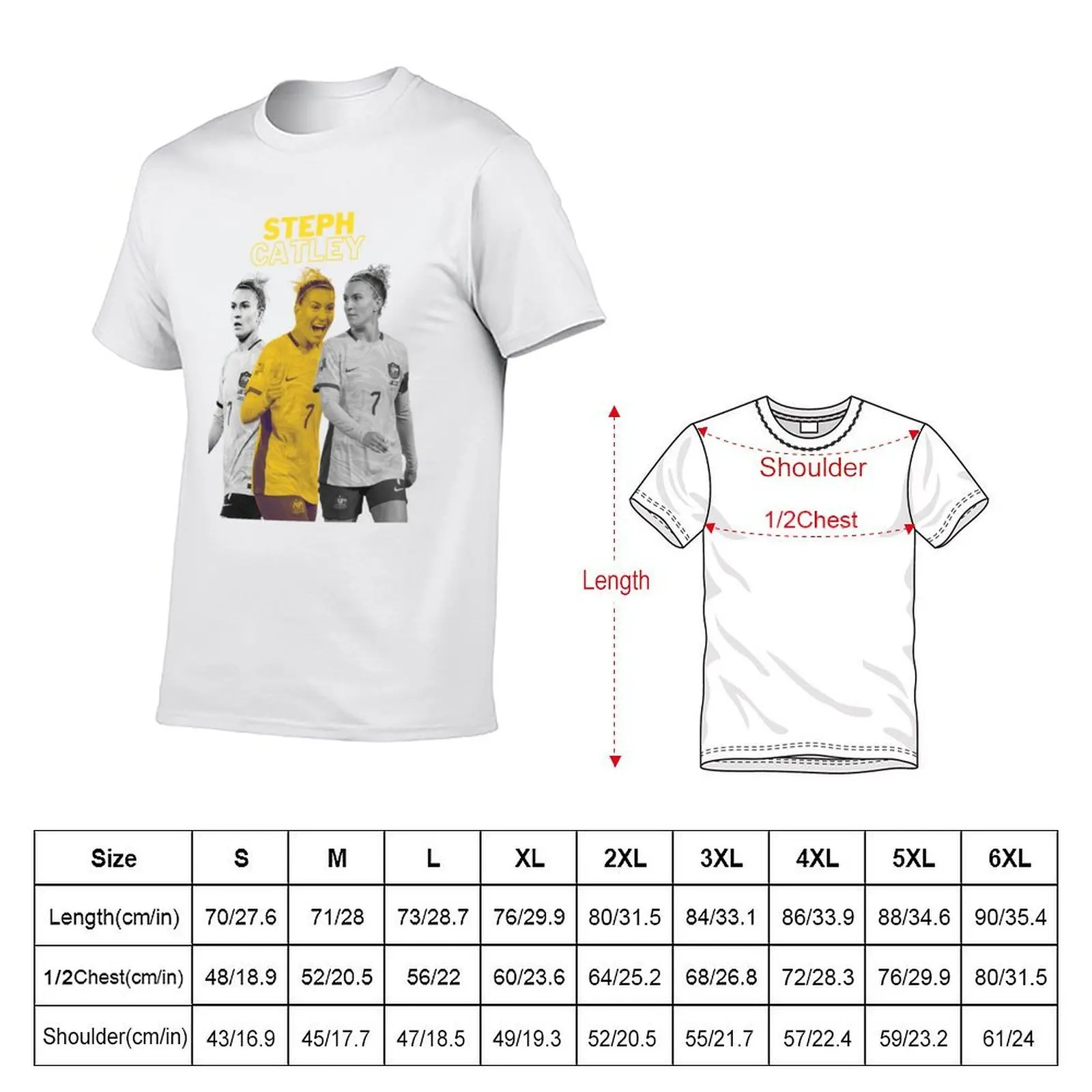 Steph Catley - Matildas T-Shirt funny gifts Funny t-shirts vintage t shirt men