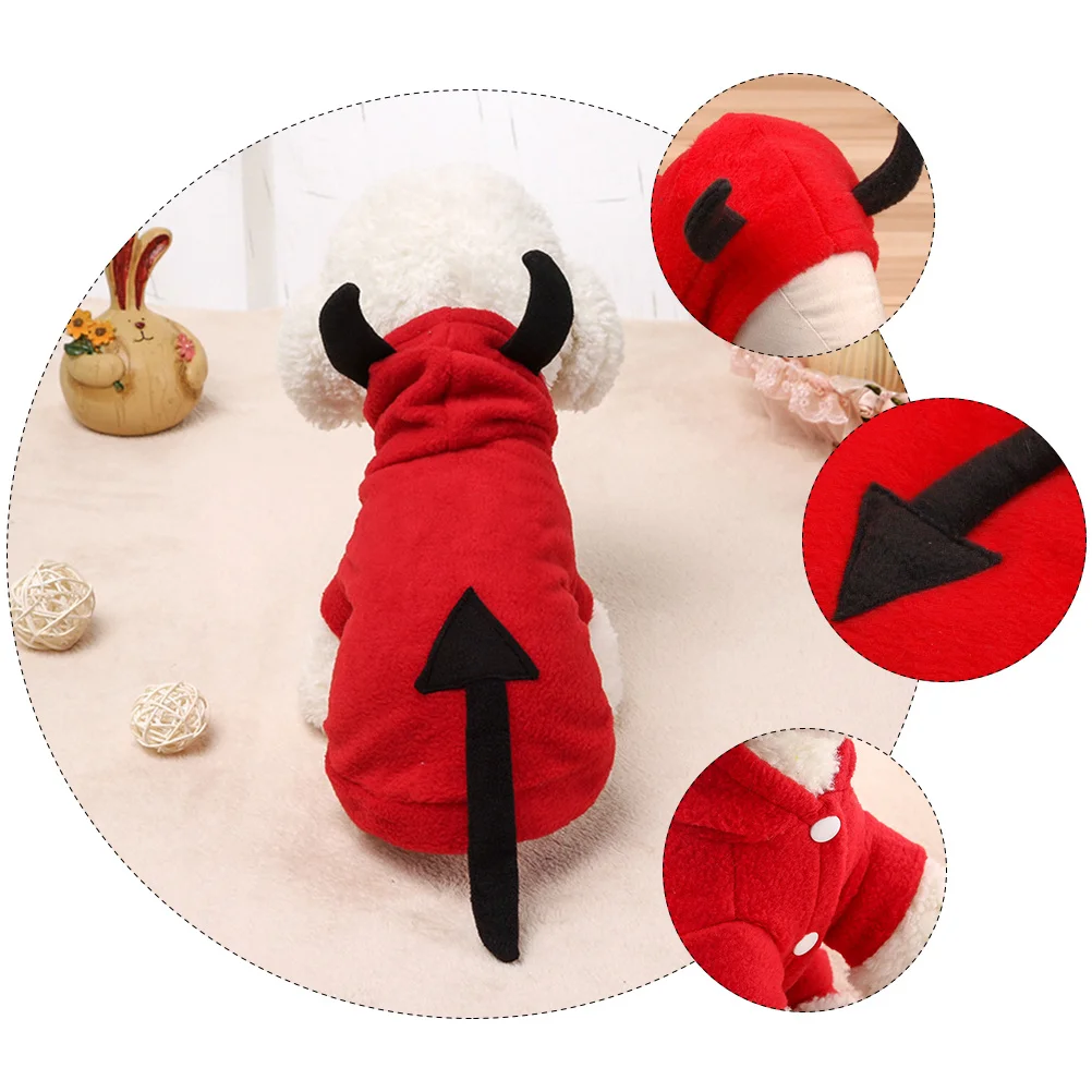 

1pc Halloween Pet Clothes For Dogs Winter Warm Costume Bright Design Suitable Halloween Carnival Birthday Photo Pet Supplies